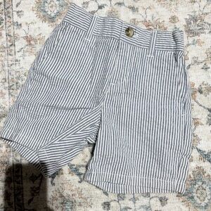 Janie and Jack Gray Striped Shorts